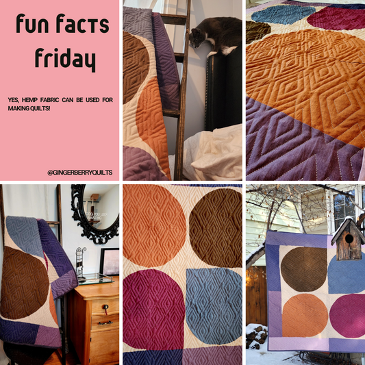 Fun Facts Friday! Hemp Fabric for Quilting